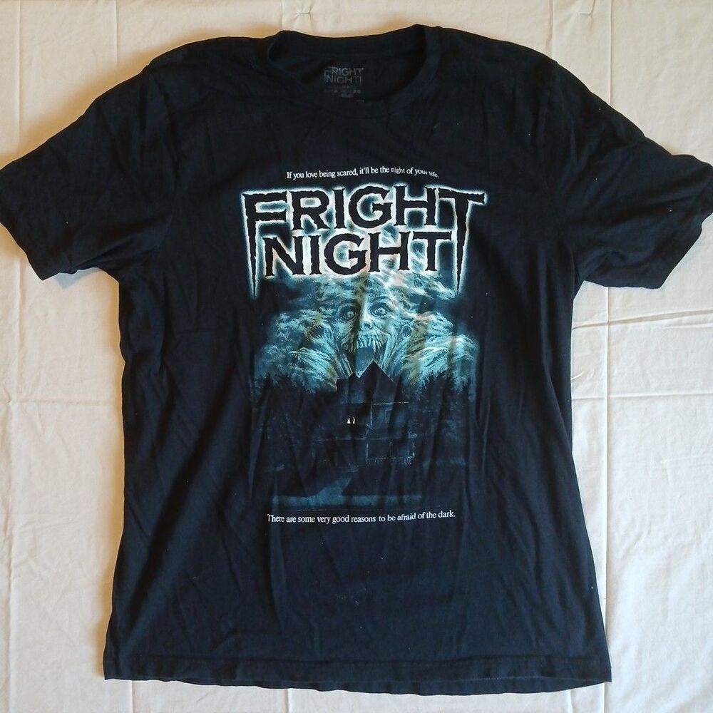 Fright Night Movie Poster T-Shirt 2XL Retro Horror Classic